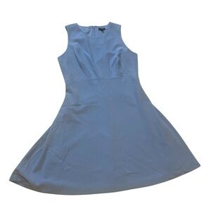 🌼💙THE LIMITED Cornflower Blue Sleeveless Fit & Fare Dress Size 14 NEW